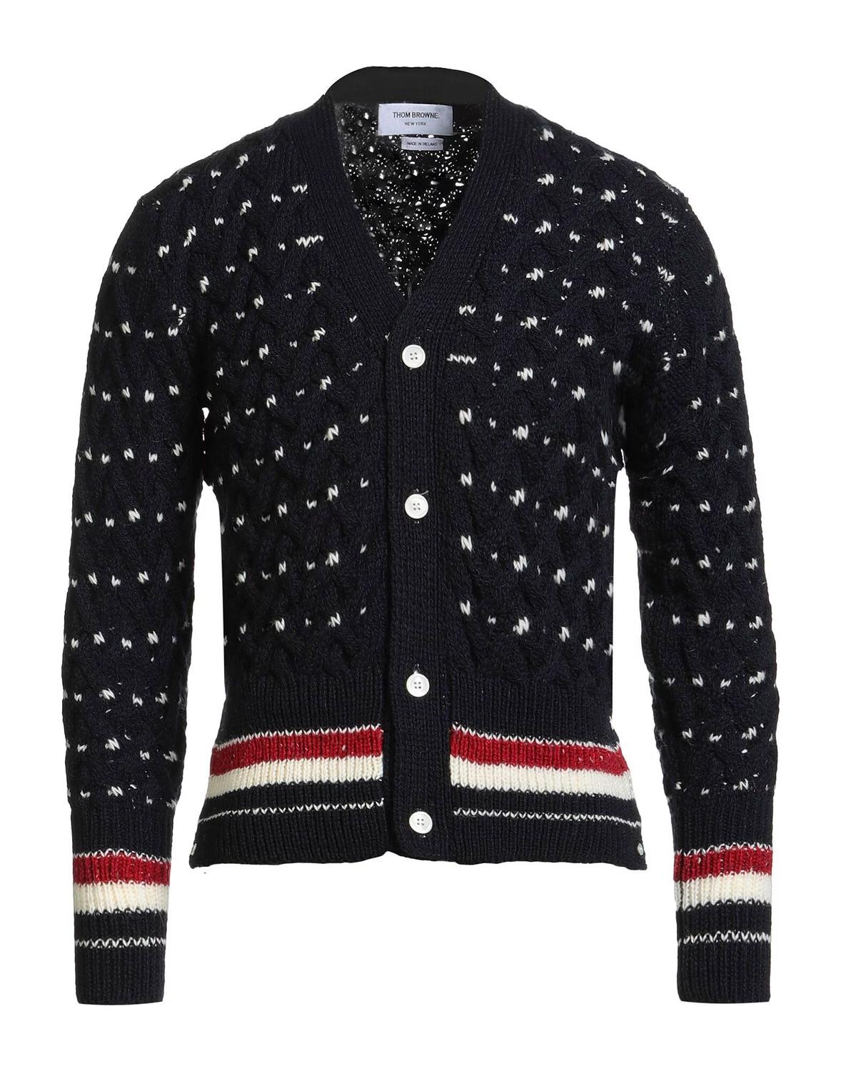 

Кардиган Thom Browne, полуночно-синий