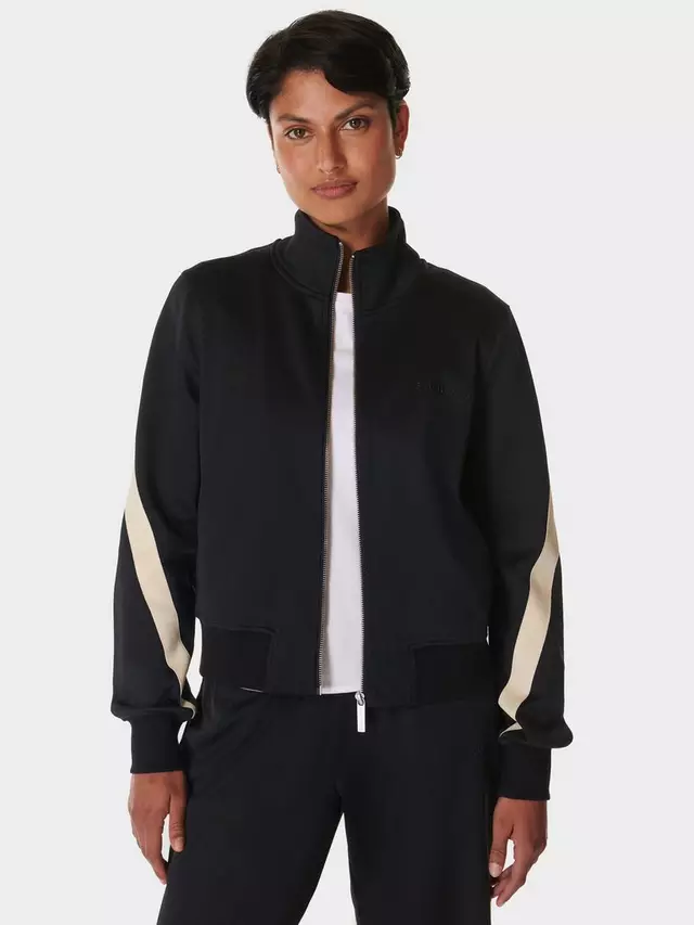

Топ Sweaty Betty Ultimate Track Zip Up, черный