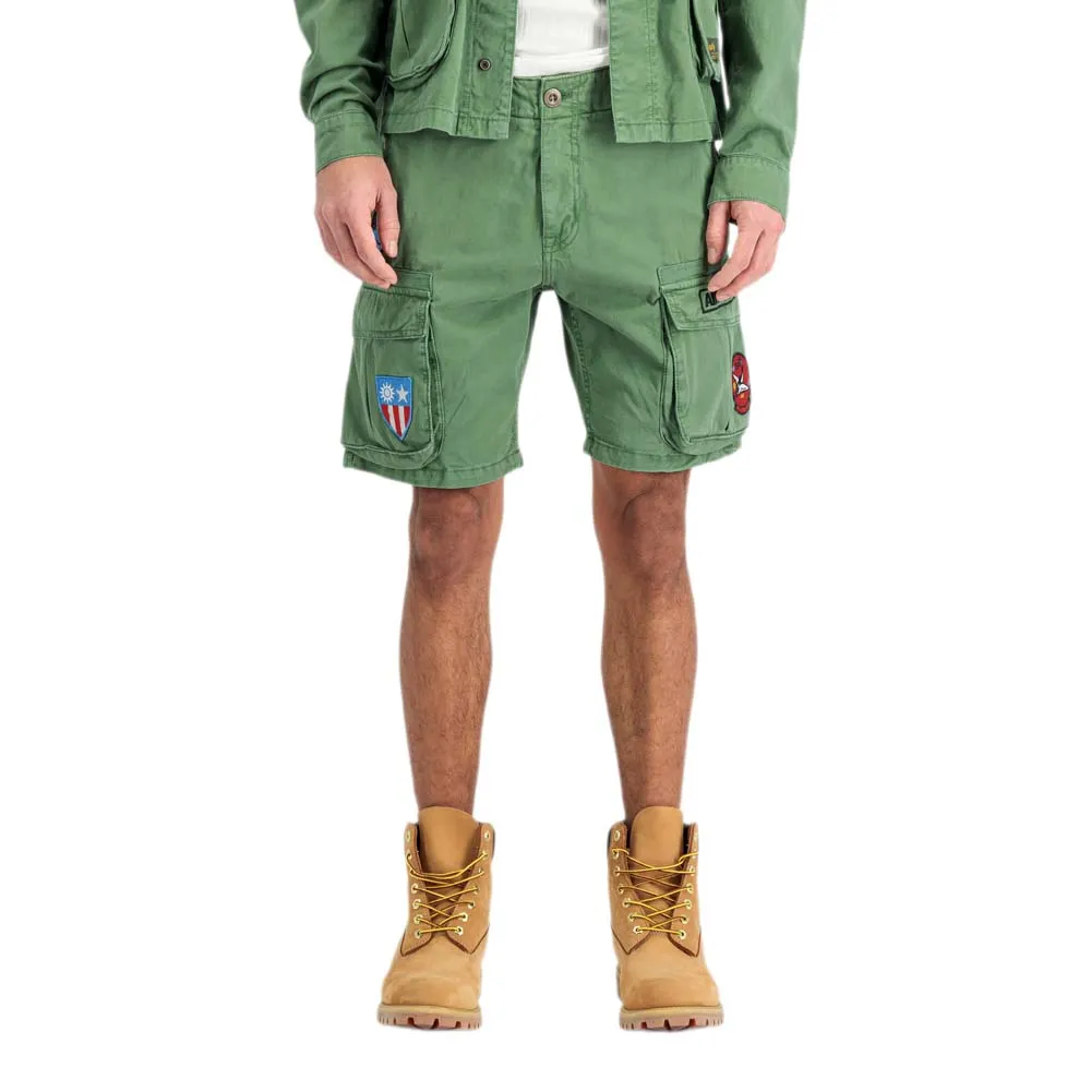 

Спортивные шорты Alpha Industries Flying Tigers, зеленый