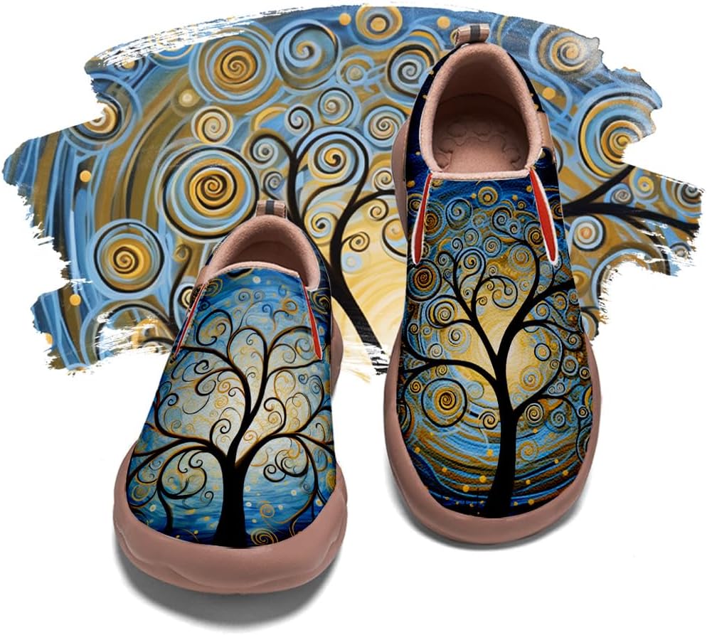 

Мужские раскрашенные обувь для путешествий, повседневные лоферы, прогулочные слипоны, удобные модные кроссовки с художественным дизайном Onehorse, Art-04