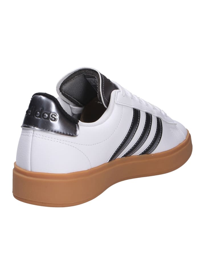 Кроссовки на шнуровке adidas, белый — фото 4