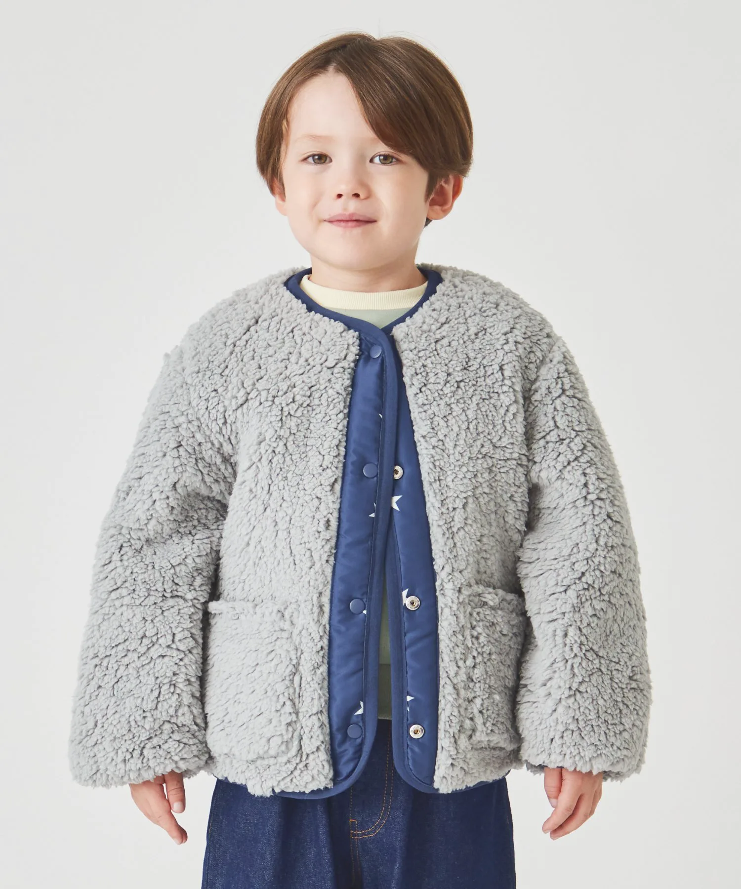 Двусторонняя куртка Ever Closet, Hoshi Navy — фото 2