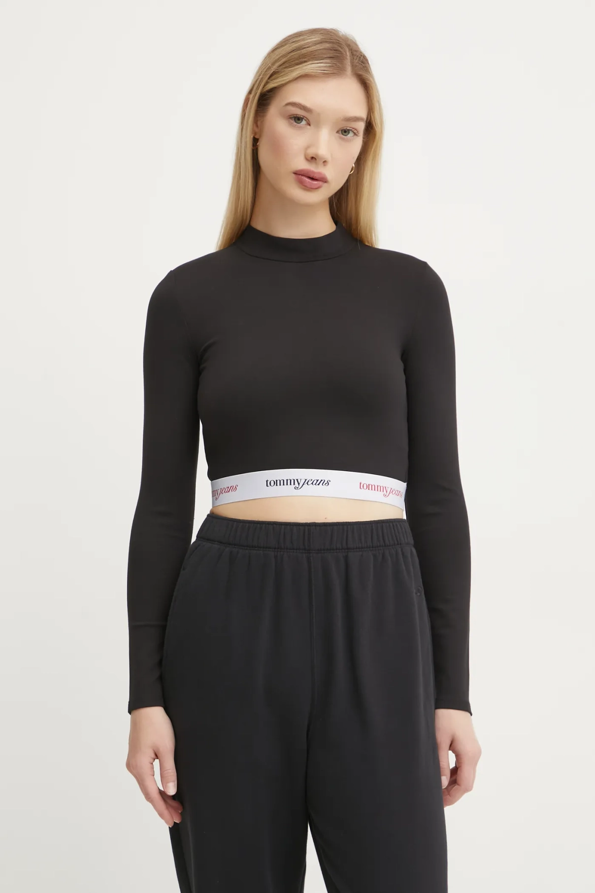 

Рубашка с длинным рукавом Tommy Jeans, черный