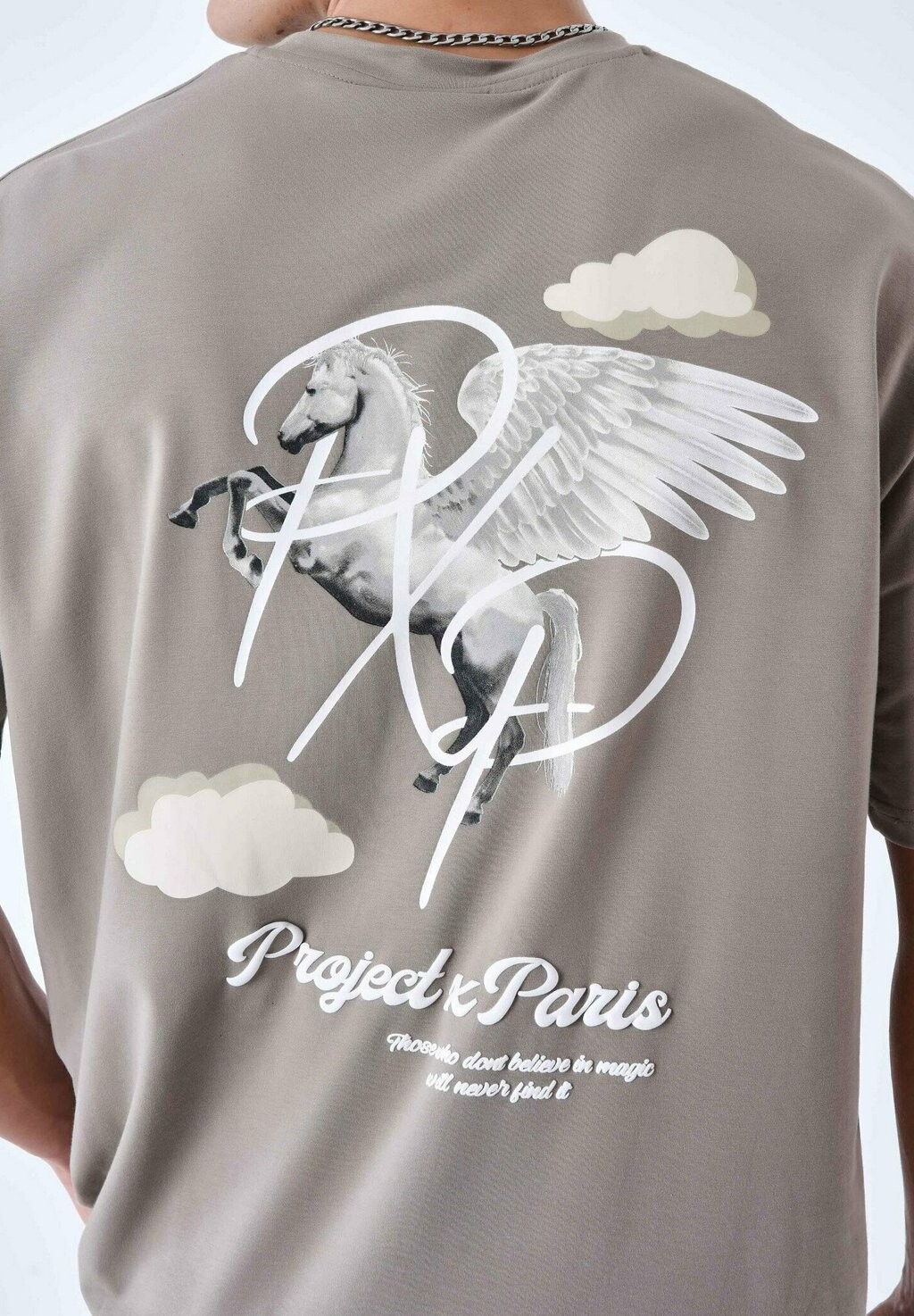 

Футболка с принтом Project X Paris, серо-коричневый