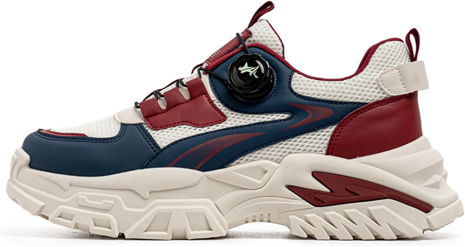 

Мужские повседневные спортивные кроссовки SPWAGYM для тенниса и ходьбы, массивные модные кроссовки для тренировок, красный