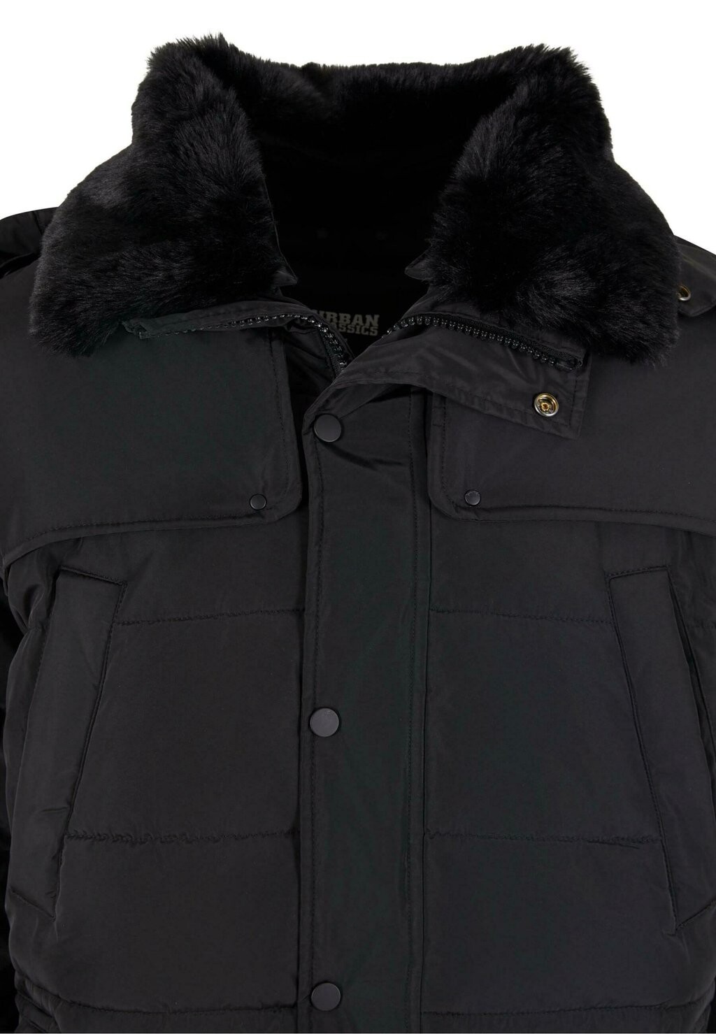 

Зимняя куртка PUFFER WITH DETACHABLE Urban Classics, черный