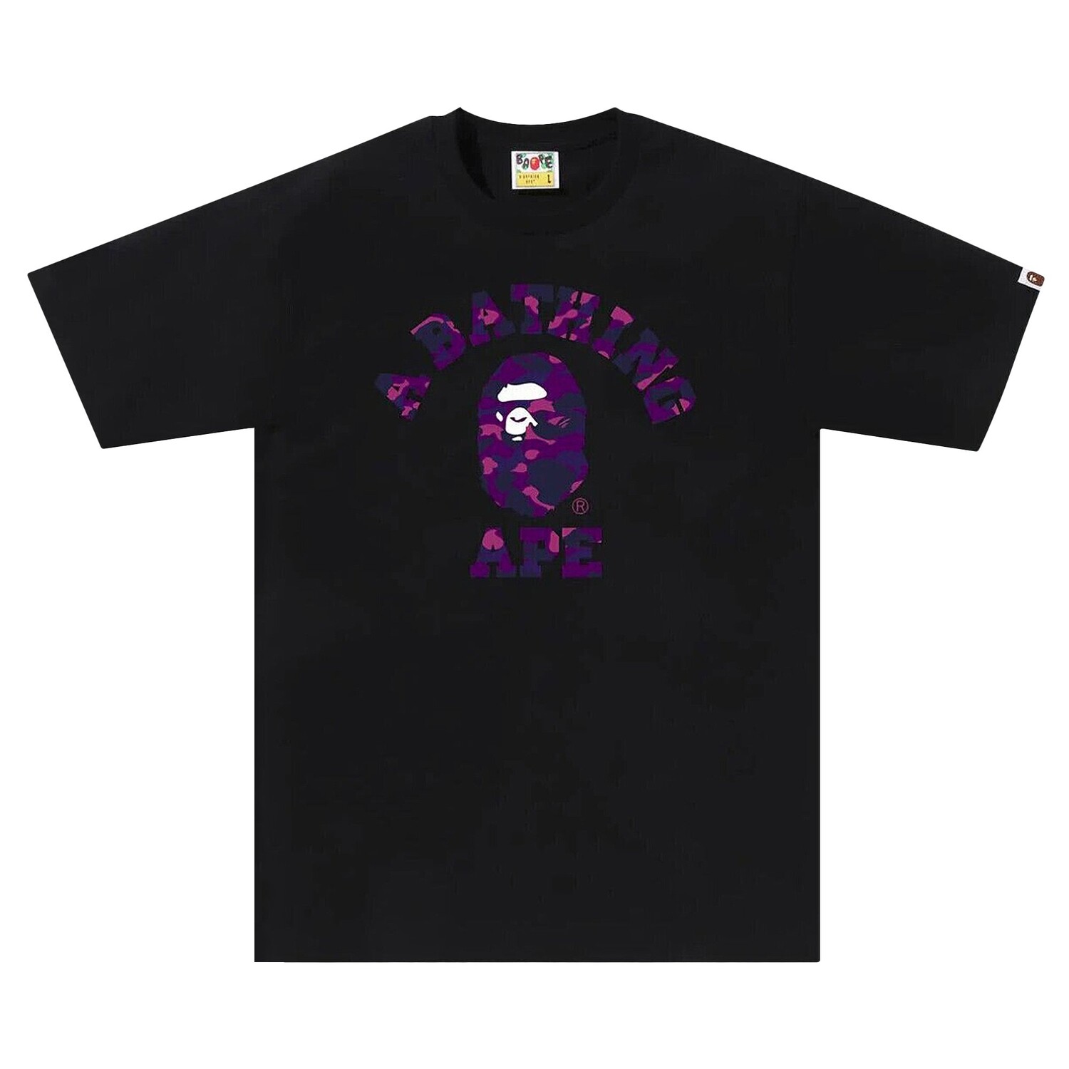 

Футболка BAPE Color Camo Черный/Фиолетовый