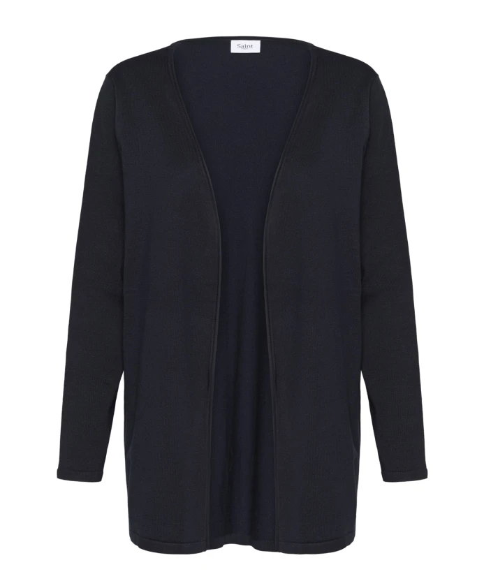 

Кардиган Kilasz с открытой средней длиной штанин Saint Tropez, черный