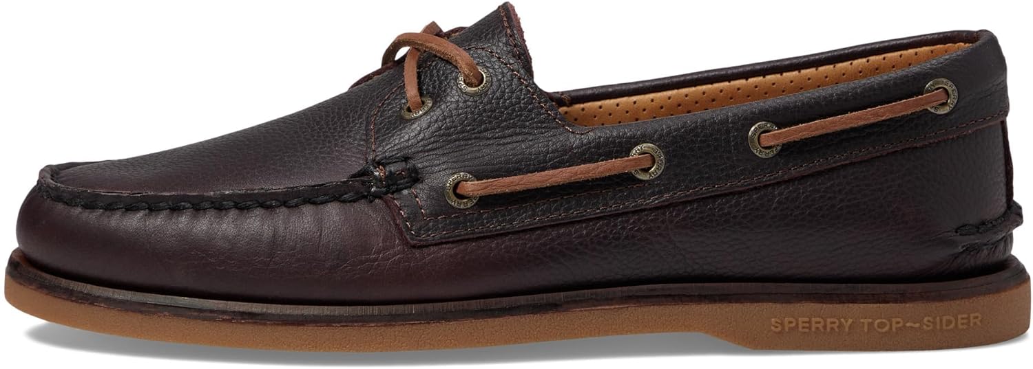 Мужские золотистые аутентичные двухглазые сезонные кроссовки Sperry — фото 4