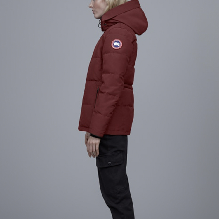 Куртка пуховая Chelsea Series ягодно-красная Canada Goose — фото 3
