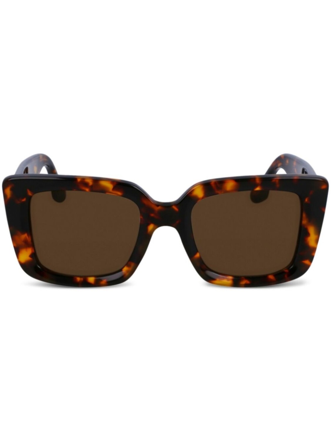 

Солнцезащитные очки в квадратной оправе Victoria Beckham Eyewear, коричневый