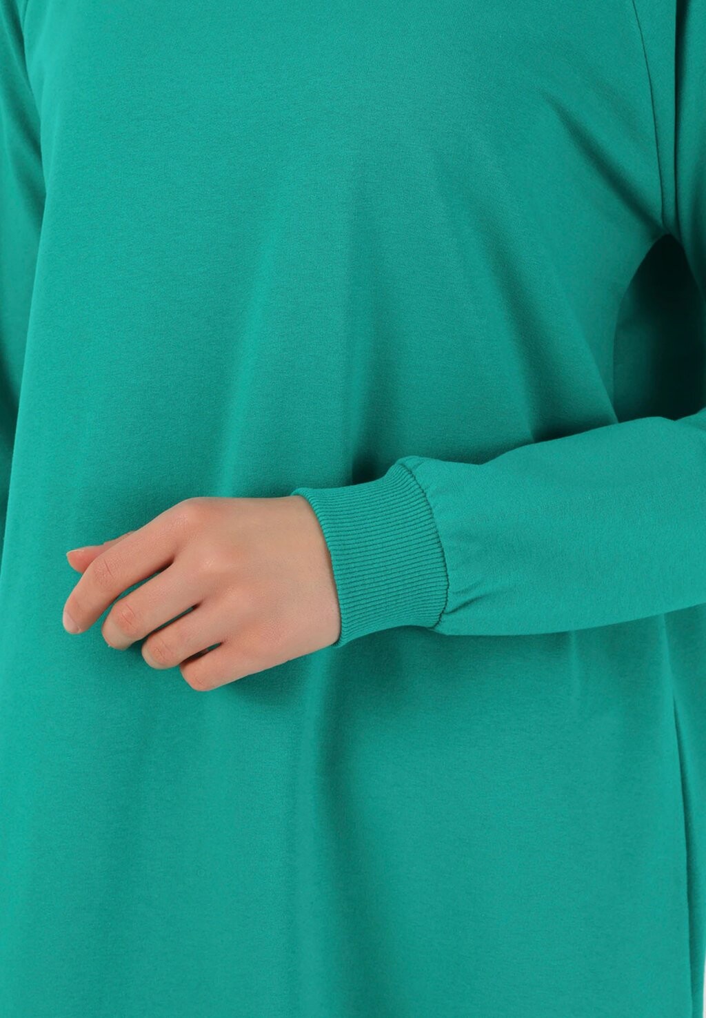 

Платье макси FOREST MODEST REFKA BASIC Modanisa, цвет Evergreen
