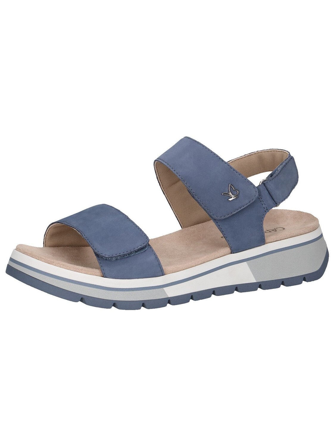 

Сандалии Caprice Sandale, цвет JEANS NUBUC