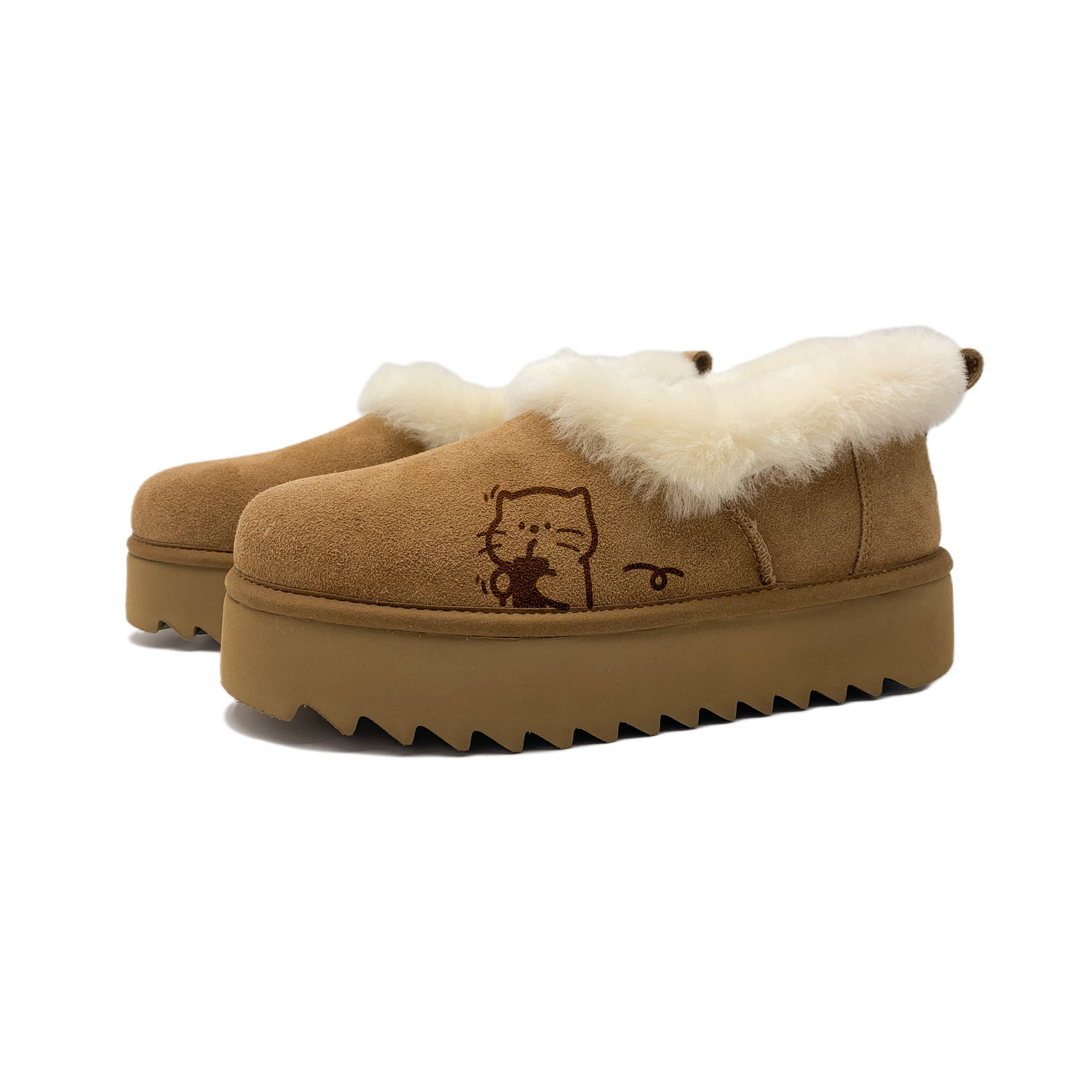 Сапоги зимние UGG, светло-коричневый — фото 4