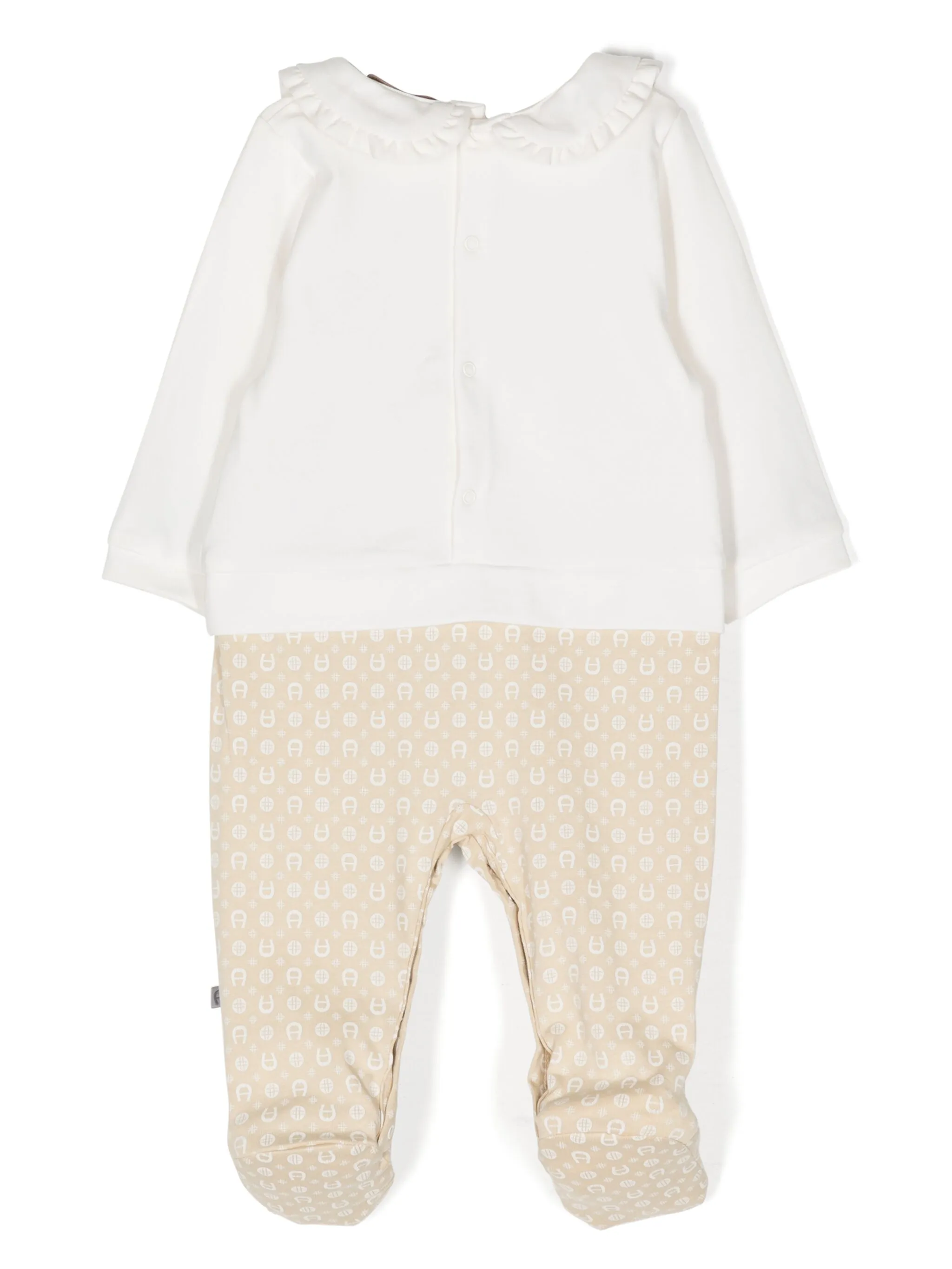 Ромпер с принтом Aigner Kids, белый — фото 2