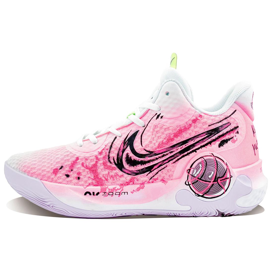 

Кроссовки Nike KD Trey 5 IX Vintage Basketball Shoes Unisex Mid-top Pink, цвет Cherry Blossom Pink