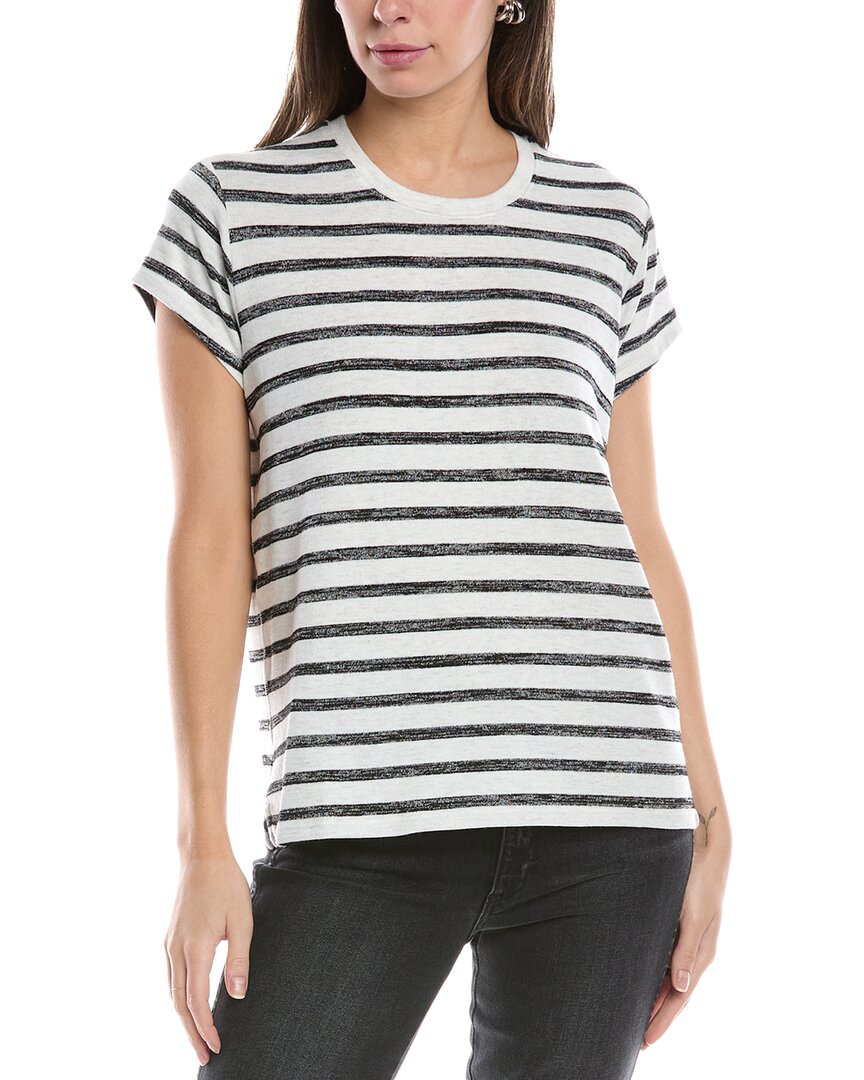 

Rag & bone Футболка в полоску Knit, серый
