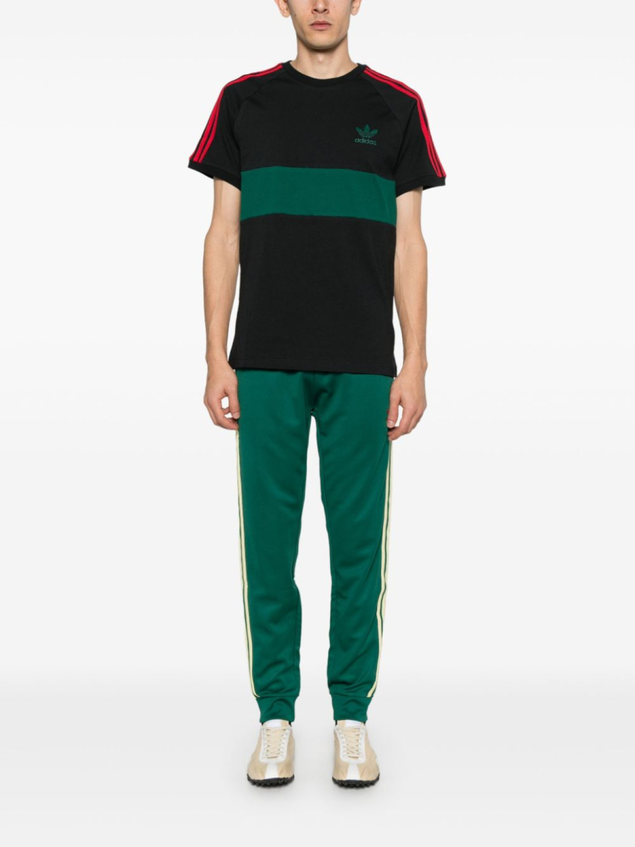 Adidas спортивные брюки SST, зеленый — фото 2