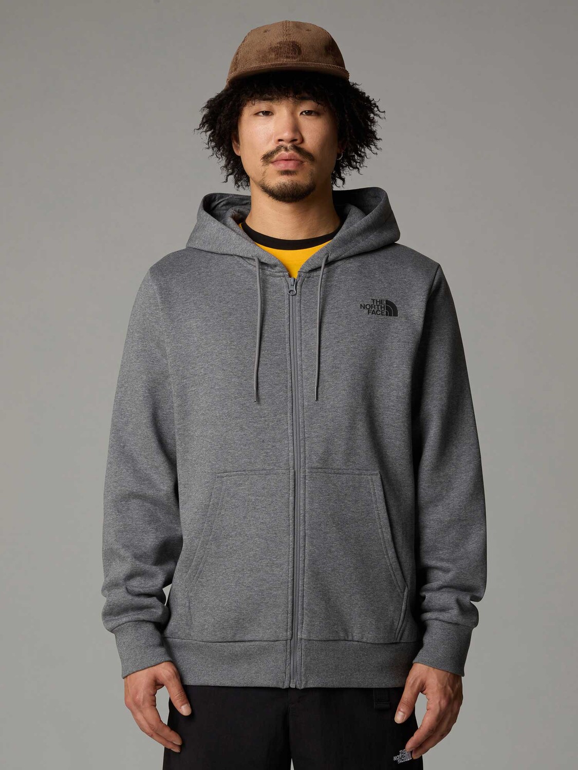 

Толстовка The North Face M SIMPLE DOME FULL ZIP HOODIE, серый