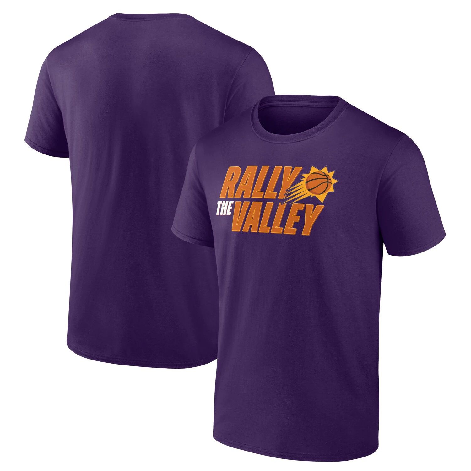 

Мужская фиолетовая футболка с логотипом Phoenix Suns Hometown Collection Rally The Valley Fanatics, Фиолетовый, Мужская фиолетовая футболка с логотипом Phoenix Suns Hometown Collection Rally The Valley Fanatics