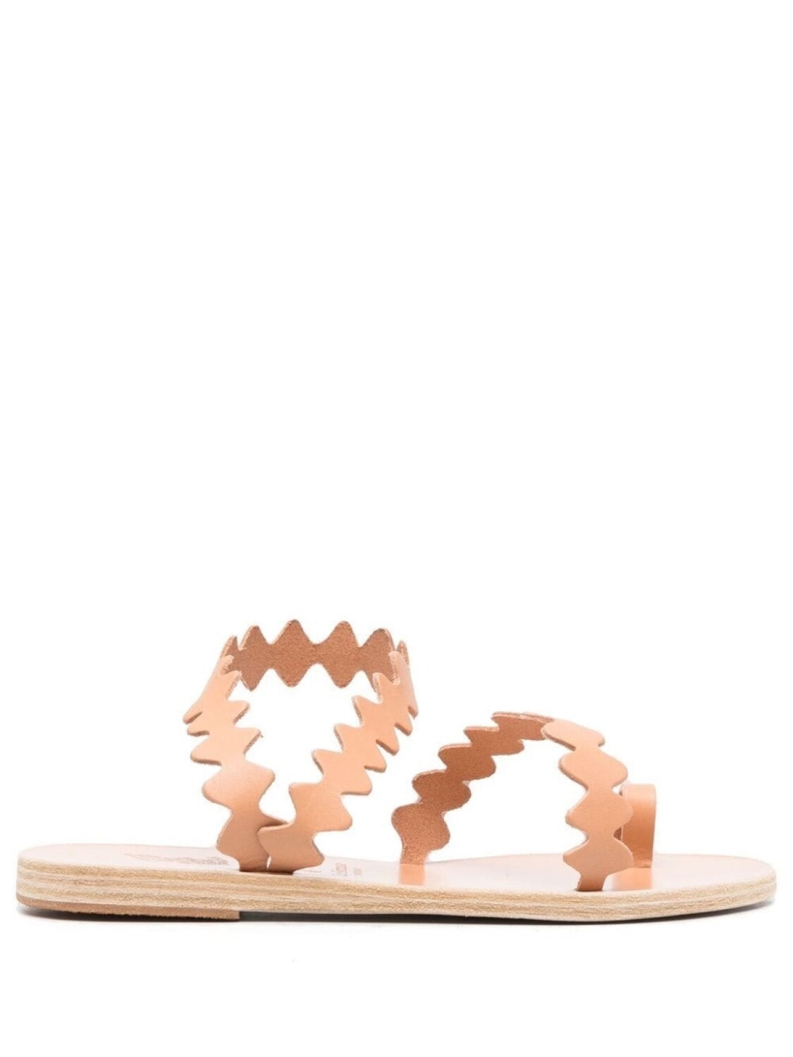 

Ancient Greek Sandals босоножки с фестонами, нейтральный цвет