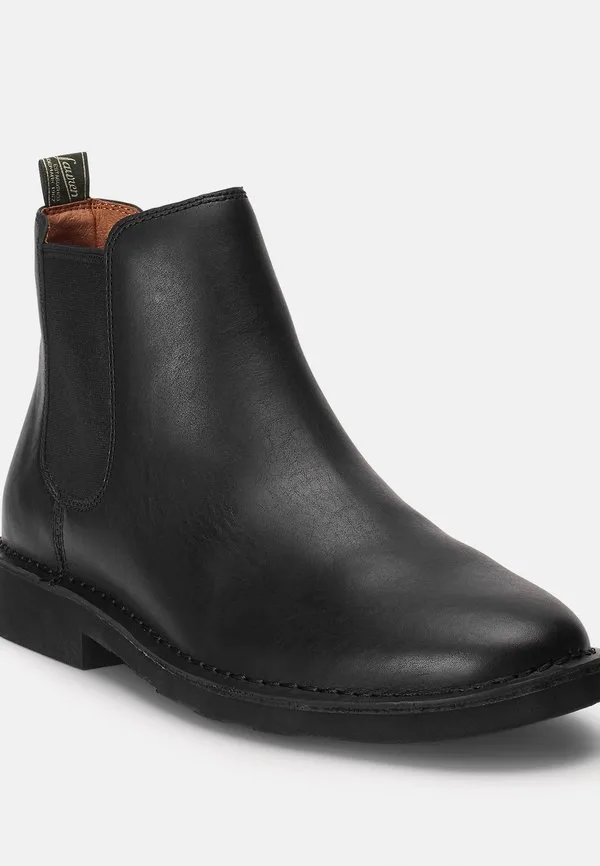 Классические кожаные ботинки челси talan до щиколотки Polo Ralph Lauren, Black — фото 2