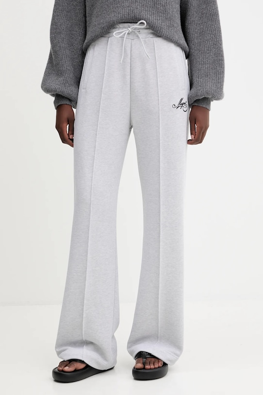 

Хлопковые спортивные брюки Msgm, серый