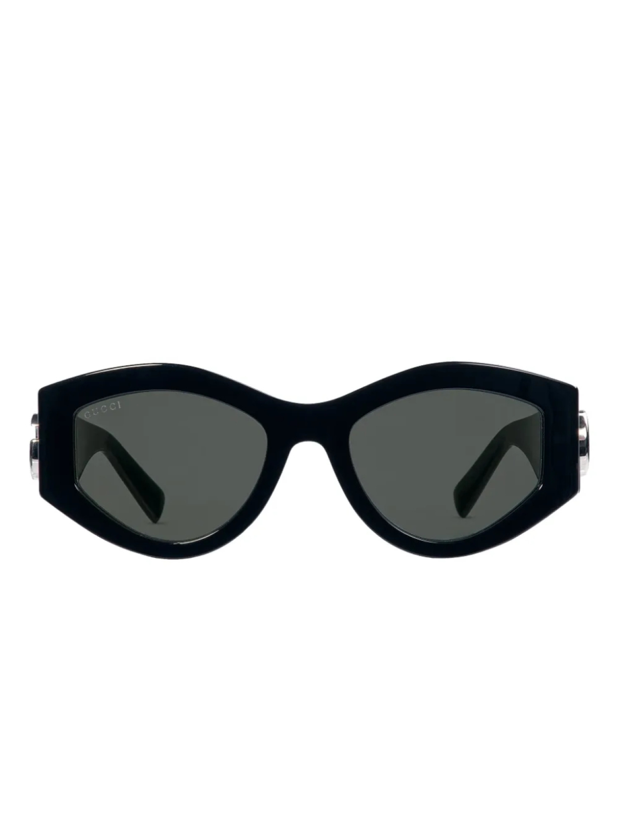 

Солнцезащитные очки Gucci Eyewear в геометрической оправе, черный