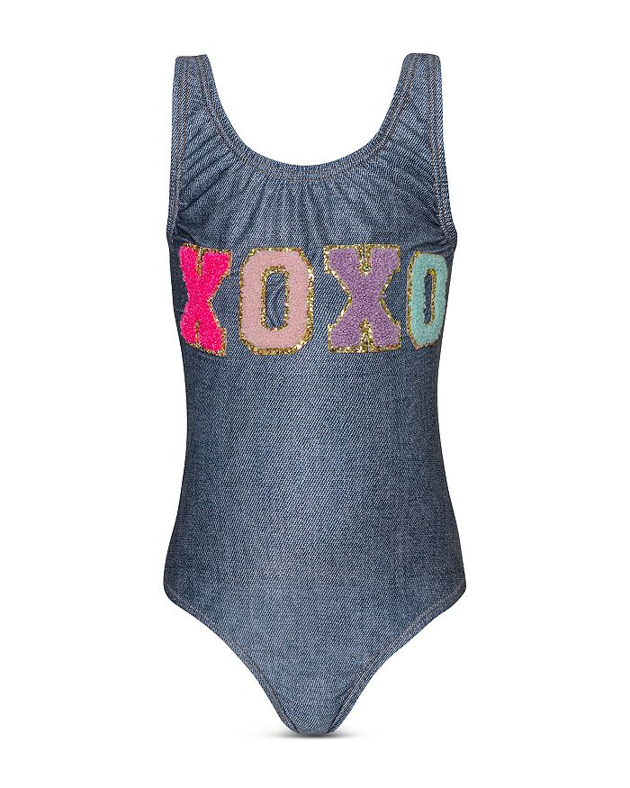 

Слитный купальник XOXO для девочек - Little Kid, Big Kid PQ Swim, синий