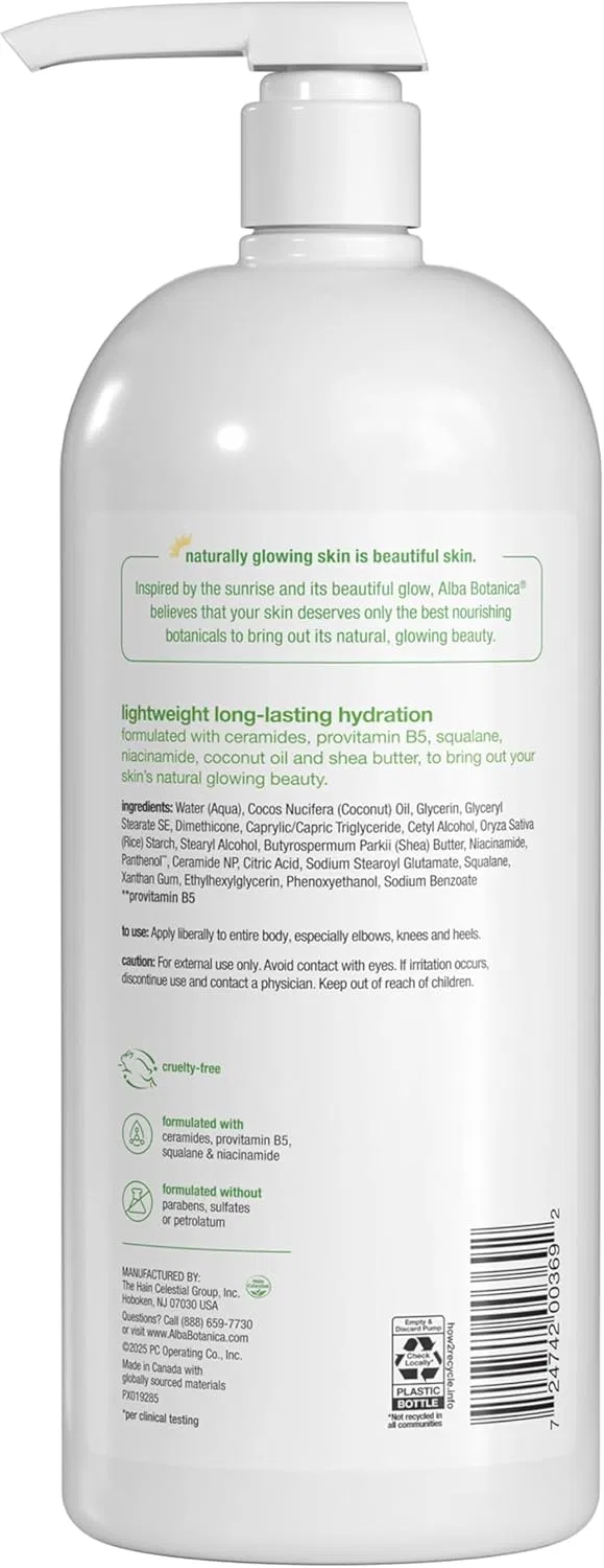 Лосьон для тела Very Emollient Unscented Alba Botanica 946 мл — фото 2