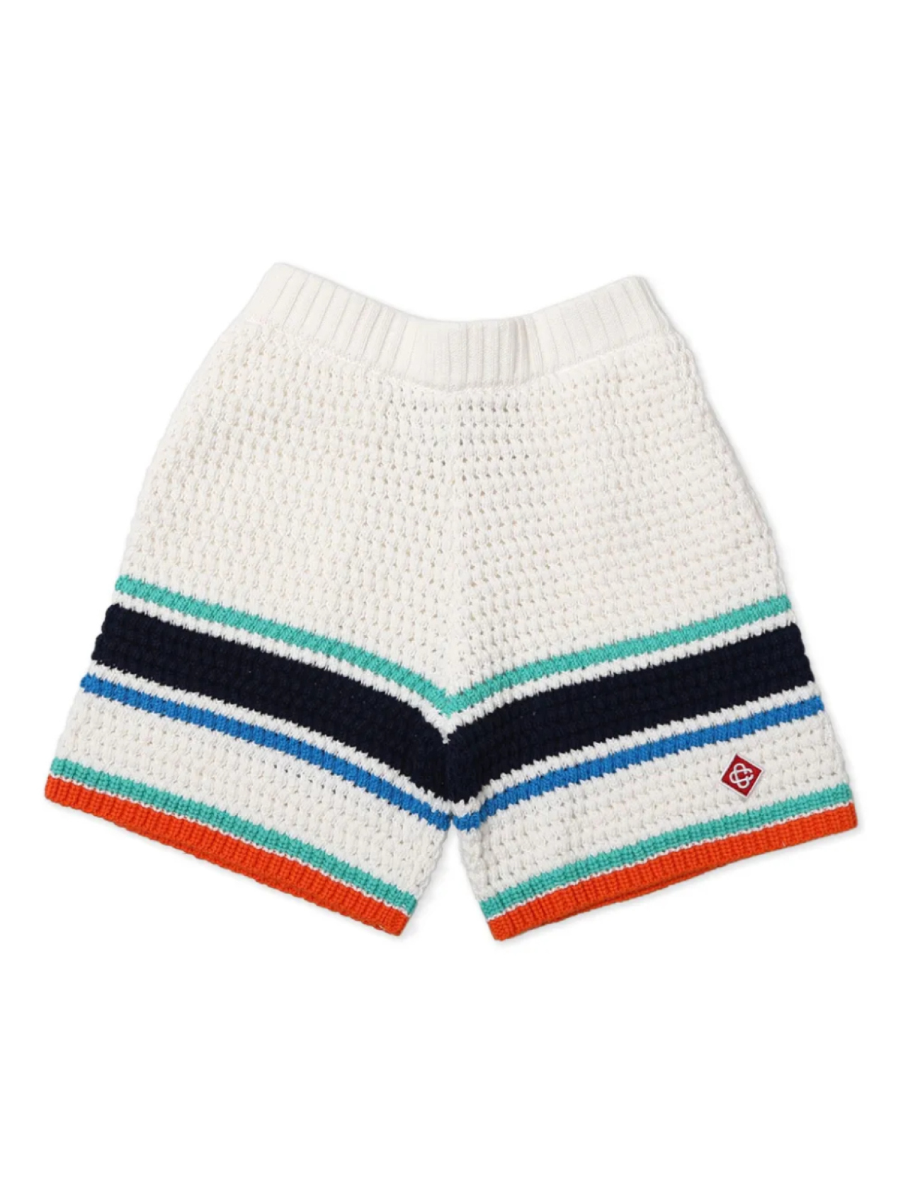

CASABLANCA KIDS вязаные крючком шорты, белый