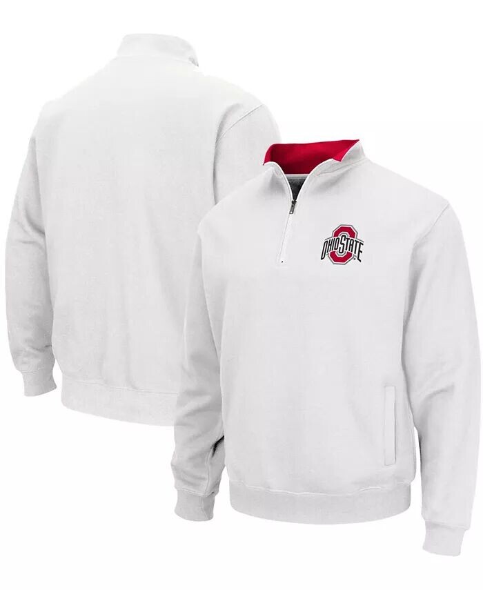 

Мужская белая толстовка Ohio State Buckeyes Tortugas Team Logo с застежкой-молнией на четверть Colosseum