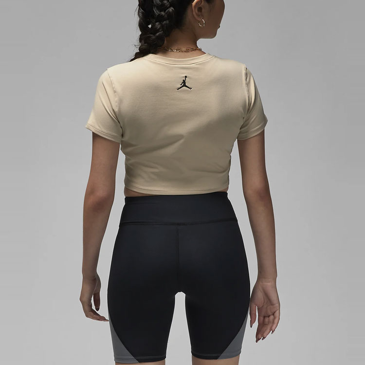 Женский топ экрю Nike — фото 4
