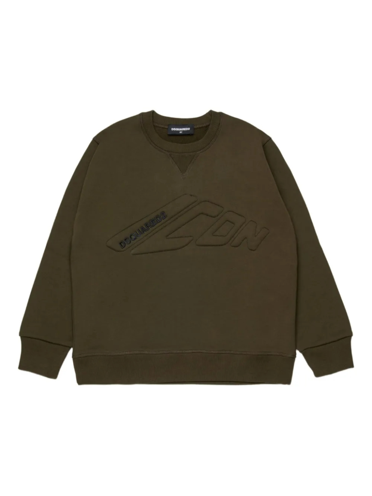 

DSQUARED2 KIDS хлопковая толстовка, зеленый