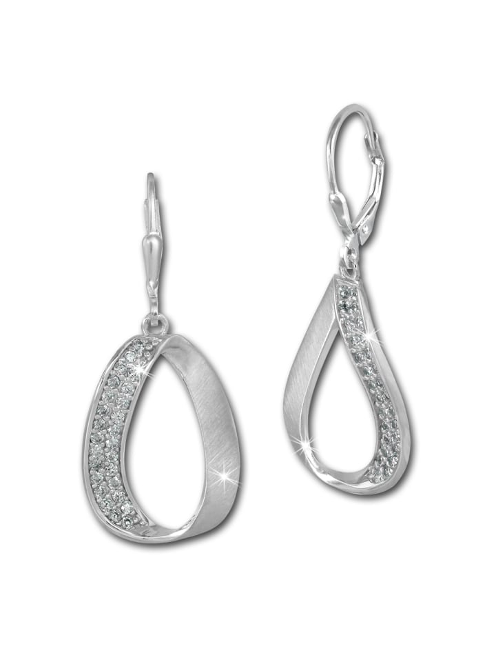 

SilberDream Серьги из серебра 925 пробы, овальные