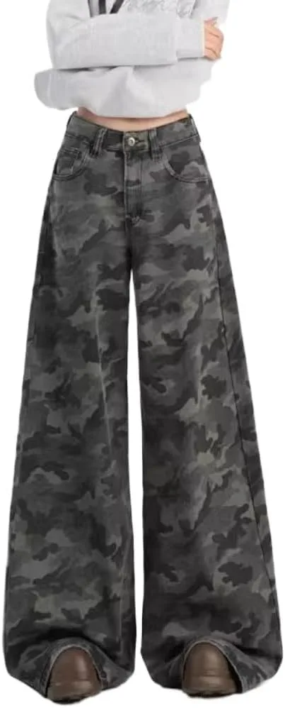

Женские джинсы High Waist Camo Loose Fitting RSGMU