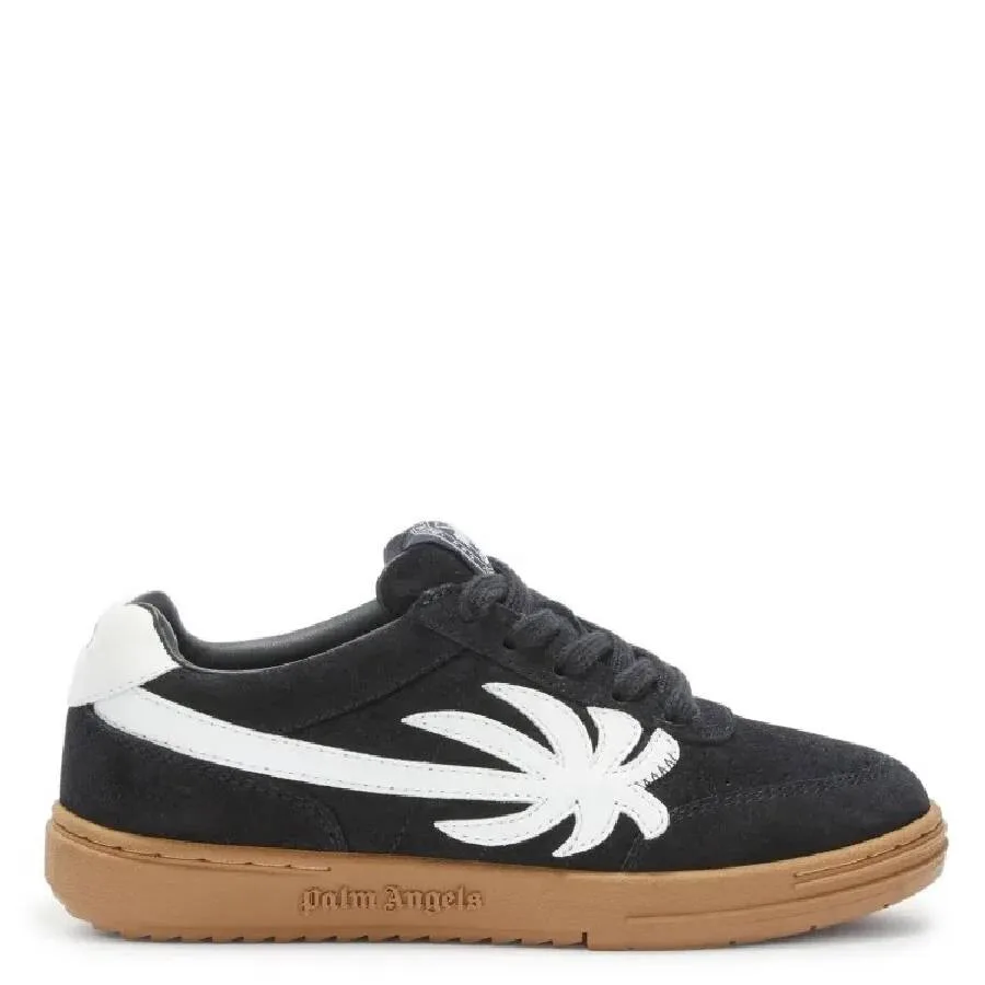 Кроссовки Palm Angels Kids Palm Beach University Low-Top, черно-белый