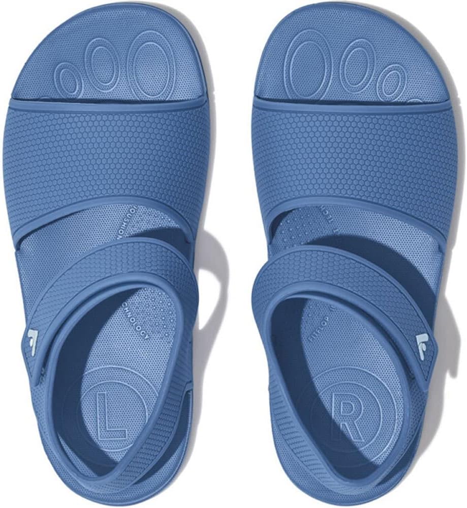 Сандалии FitFlop унисекс для детей с эргономичной пяткой Iqushion, синий — фото 3