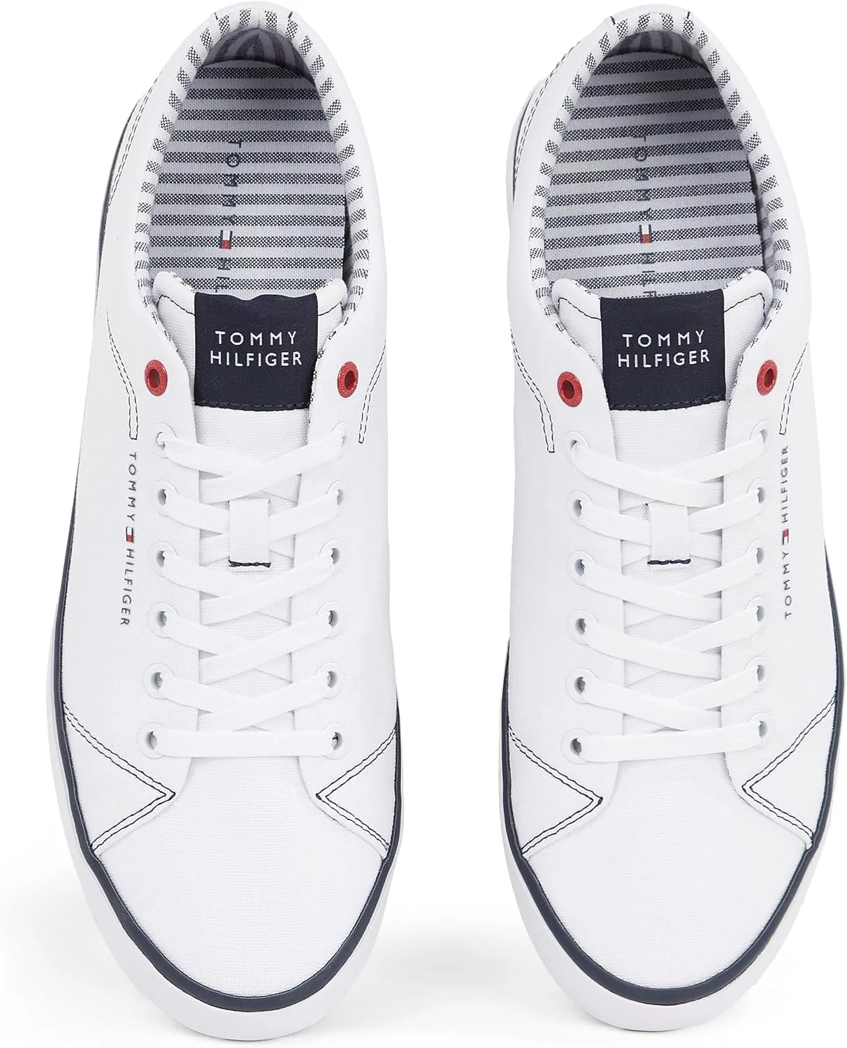 Кроссовки Tommy Hilfiger Herren Vulcanized Sneaker Core Ithaca Low Top, White — фото 4