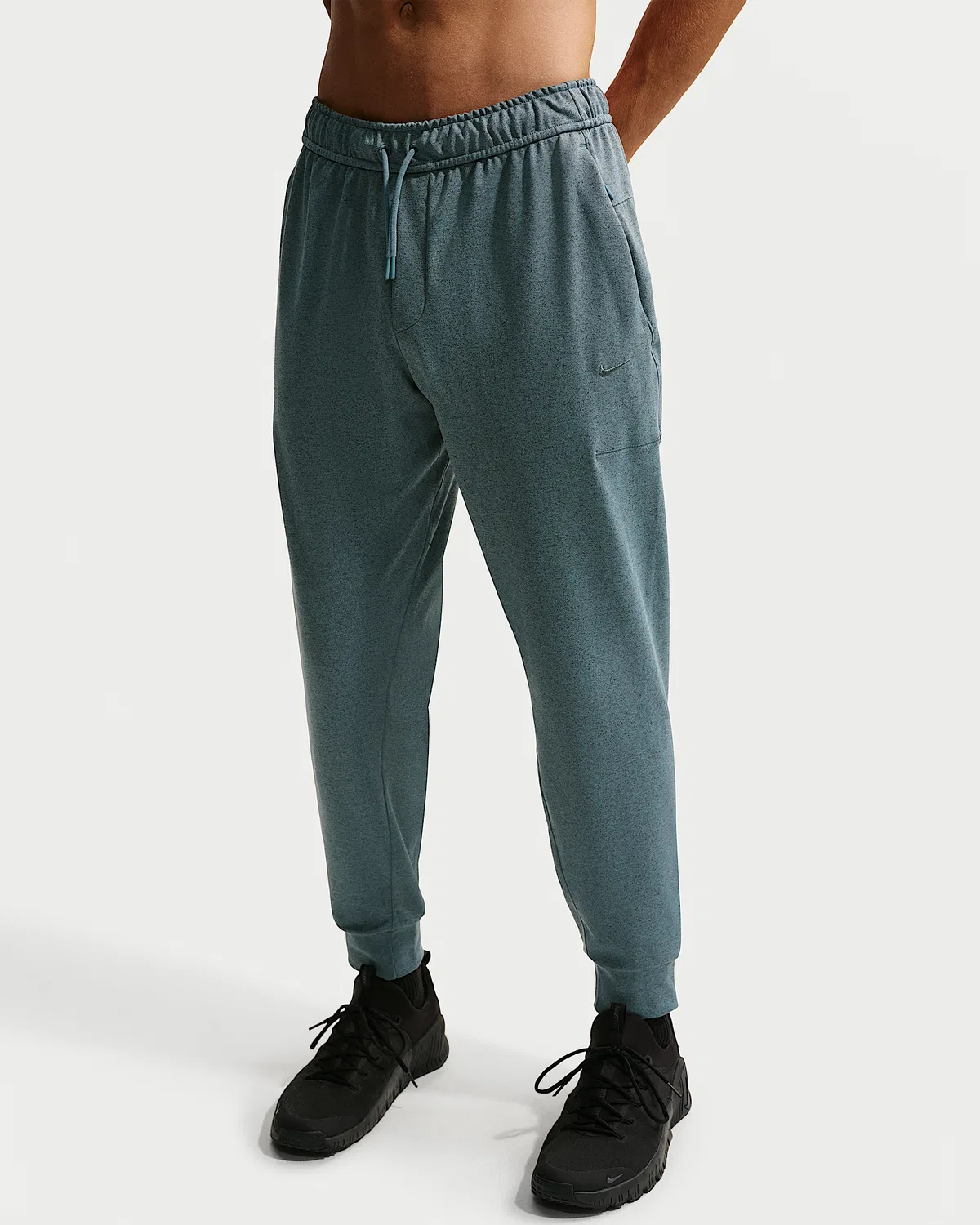Мужские спортивные штаны Nike Primary NanoKnit Dri-FIT с защитой от УФ, Mineral Slate/Black Spruce/Heather/Mineral Slate — фото 2