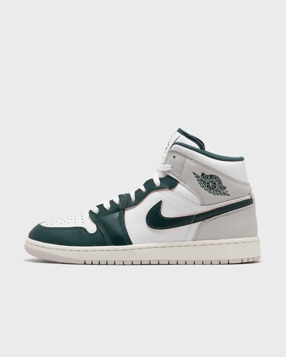 

Кроссовки Jordan Air Jordan 1 Mid Se, цвет white/oxidized green-sail-neutral g
