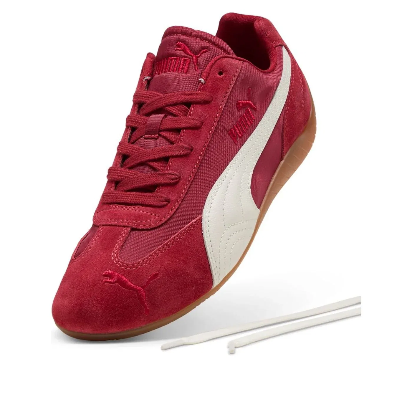 Кроссовки PUMA Speedcat 'Dark Crimson White' 405323-04, красный — фото 3