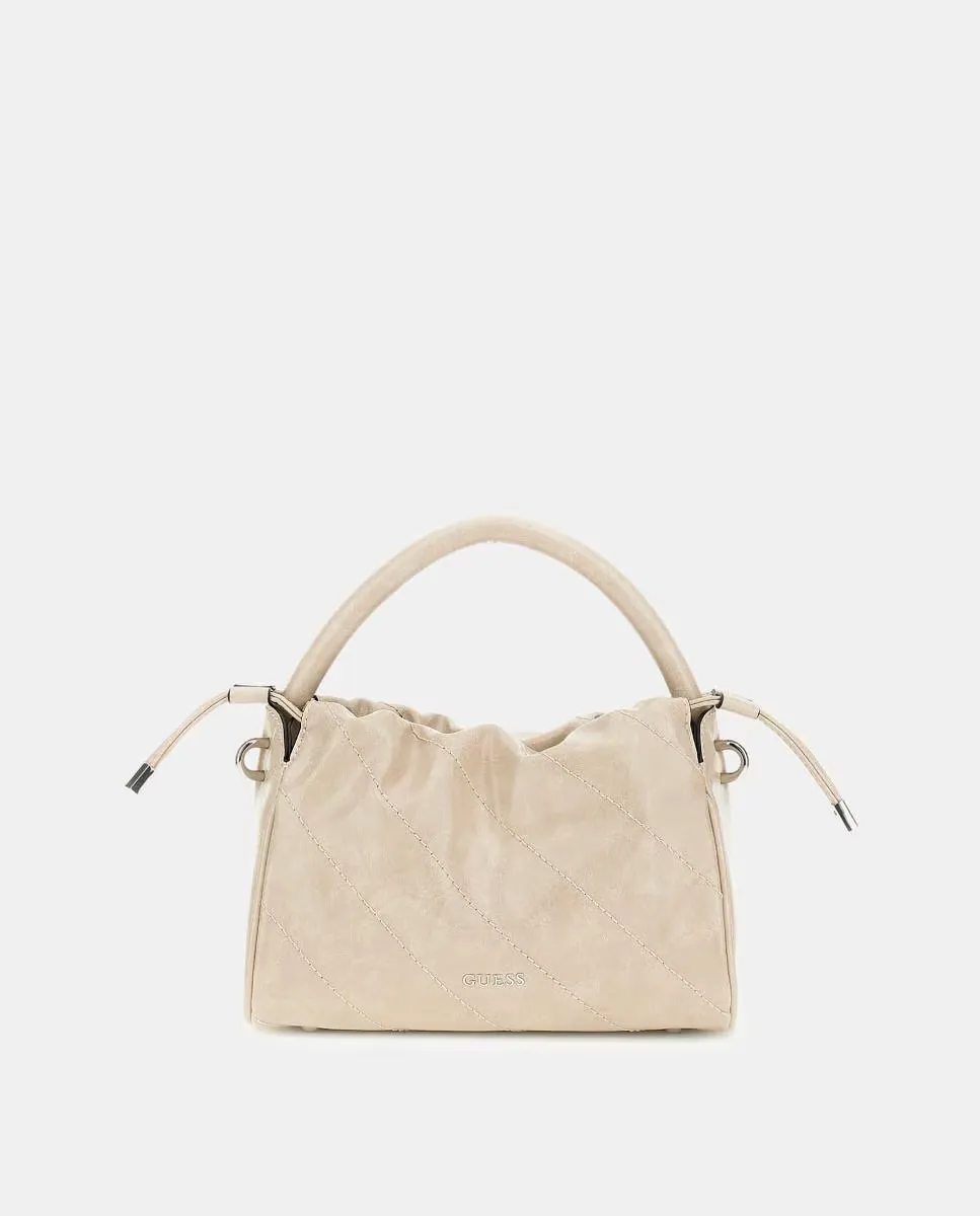 

Сумка через плечо с магнитной застежкой Guess, кремовый