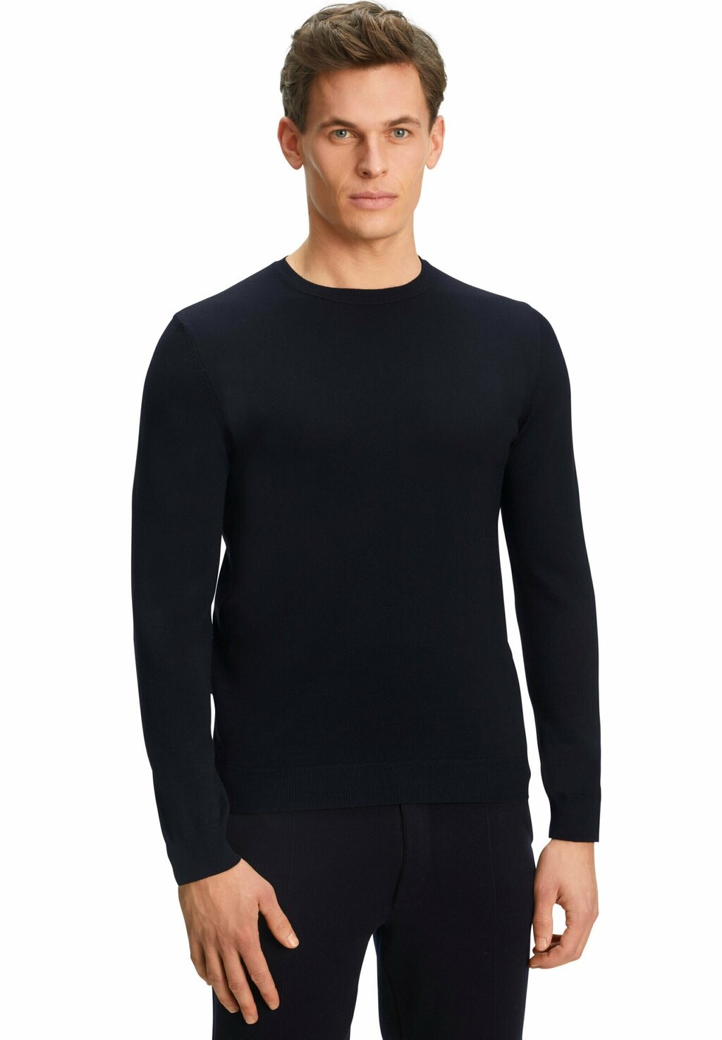 

Джемпер Basic New Merino Crew Neck Merino wool FALKE, синий