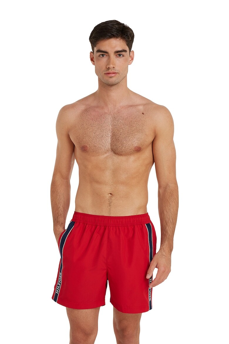 

Мужские плавательные шорты Tommy Hilfiger с логотипом, красные