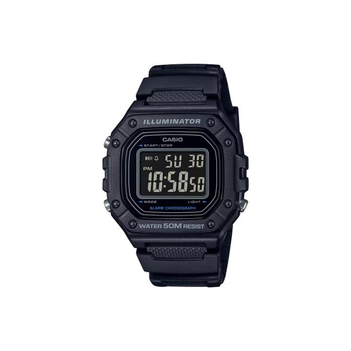 

CASIO Часы Men Black Watch W-218H-1BV, Black Dial