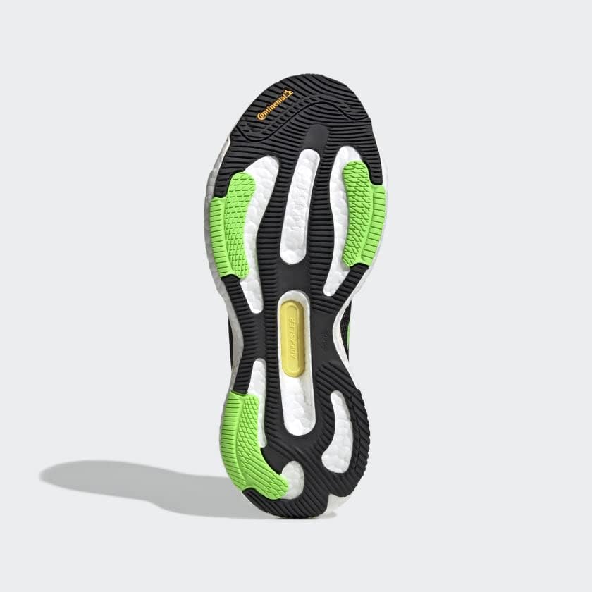 Мужские кроссовки Adidas Solarglide 5, черный/зеленый/желтый — фото 3