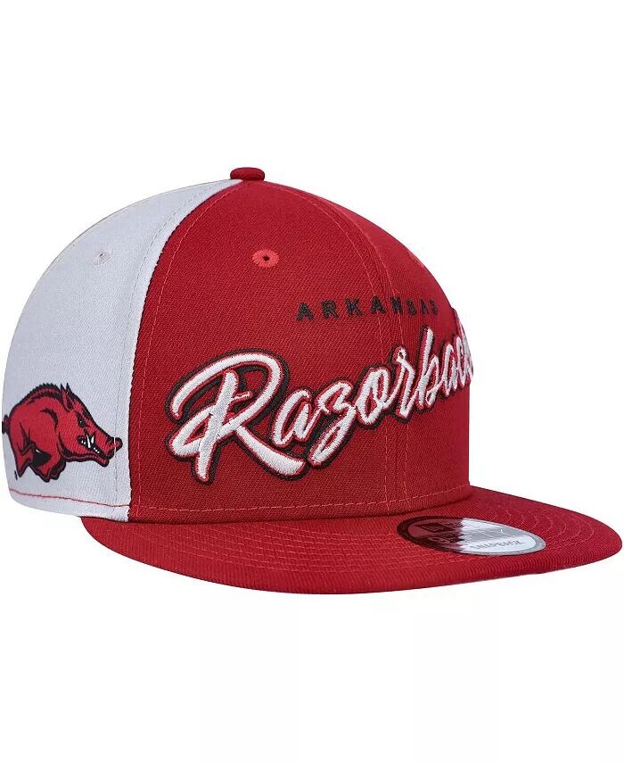 

Мужская кепка Snapback Cardinal Arkansas Razorbacks Outright 9FIFTY New Era