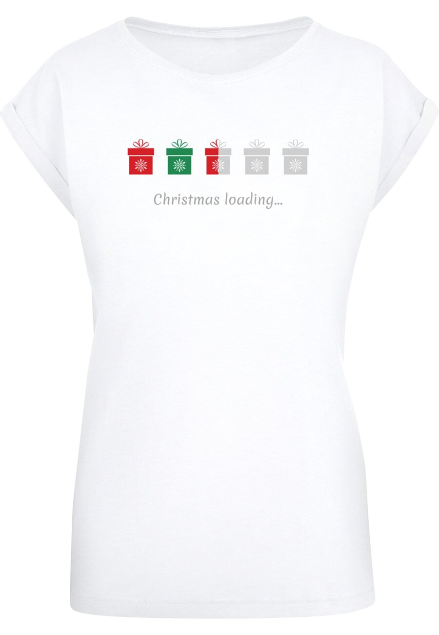 

Рубашка Merchcode Christmas Gifts Loading, белый