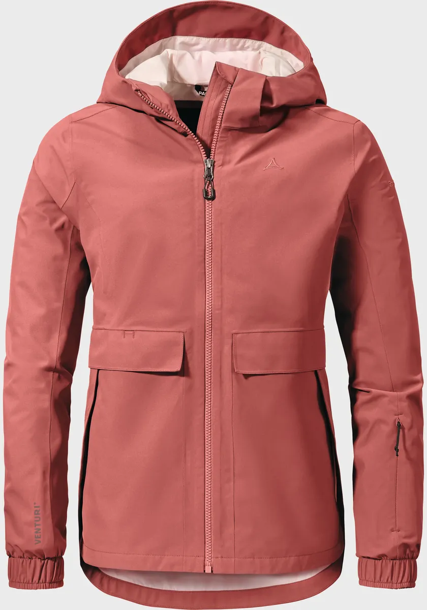 

Уличная куртка Schöffel "Jacket Lausanne L", с капюшоном, розовый